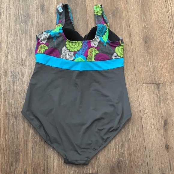 Dolfin Aquashape Madrid Multicolor One Piece Swimsuit - Picture 4 of 5